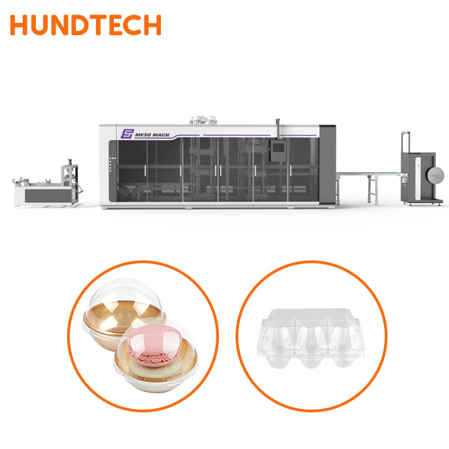 Plastic Vacuum PVC PP Thermoforming Machine Vacuum Thermoformer 3kw Servo Motor