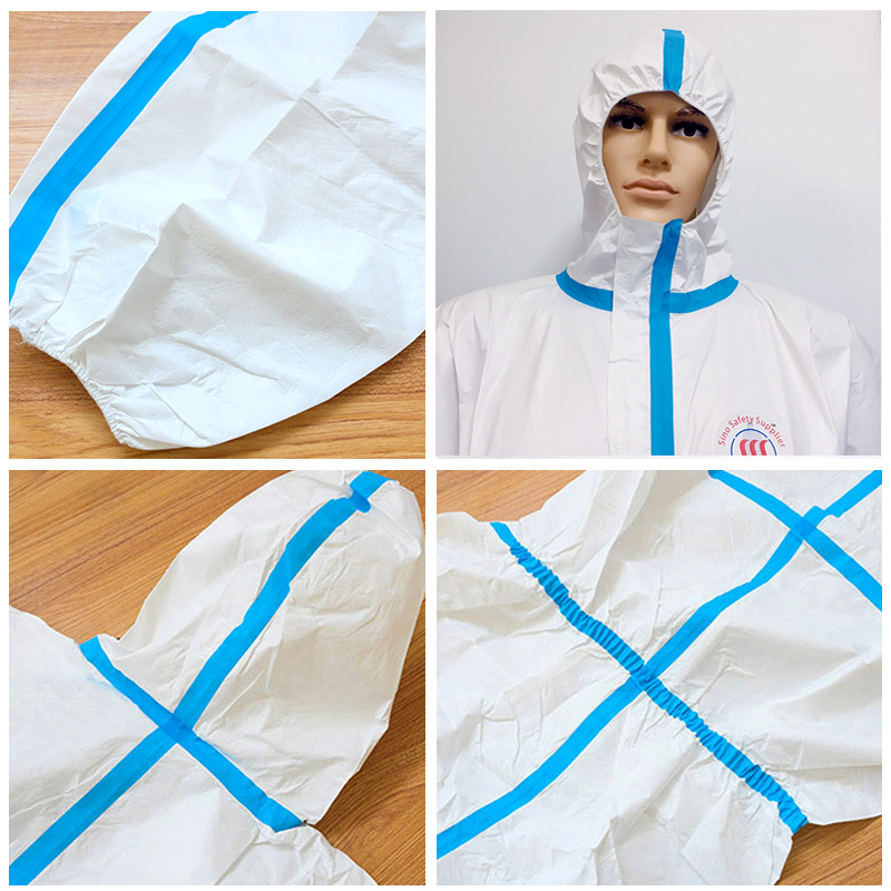 Medical Disposable Coverall Suit 65gsm