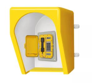 Wholesale 24dB Noise Reduction Weatherproof Outdoor Telephone Acoustic Hood from china suppliers