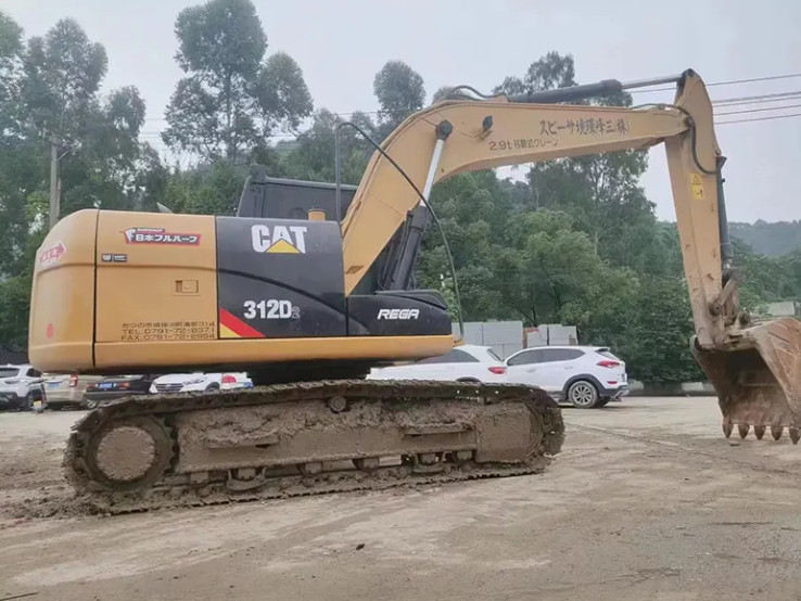 Original Caterpillar Used Crawler Excavator cat 312 Backhoe 12T Medium Construction Machine
