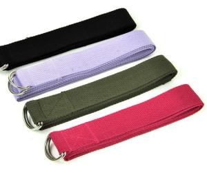 Wholesale 68'' yoga strap with metal buckle from china suppliers