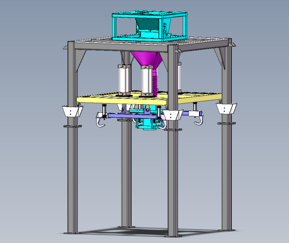 Screw Feeding 300kg/Bag 1000kg/Bag Jumbo Bag Filling Machine