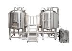 700L Small Beer Brewery Equipment PID Control SS304 2 Vessel Brewhouse