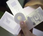 Access Control Washable RFID Laundry Tag UHF Garment RFID Barcode Clothing Label