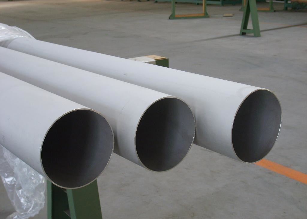 Solid ASTM A312 Stainless Steel Pipe , Seamless Stainless Steel Round Tube TP316L
