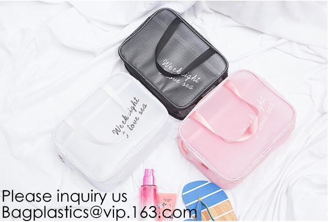 Waterproof PVC Cosmetic Pouch Wholesale Cheap Make Up Makeup Case Bag Travel Toiletry Pouch Organizer, bagease, bagplast