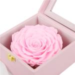 7-8cm Preserved Rose Box Luxury , Gift Rose Box For Valentine's Day