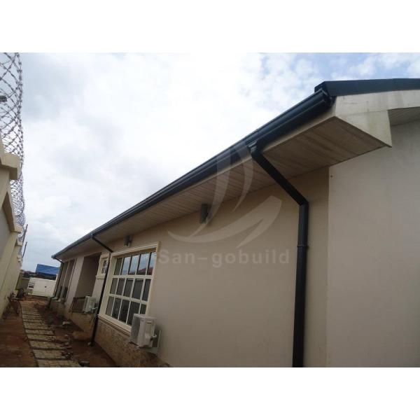 Black Color 5.2inch PVC Rain Gutter Malaysia/Philippines/Kenya