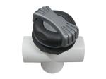 Spa Plastic Accessories Gray Color Hot Tub Gate Valve For Pvc Pipes