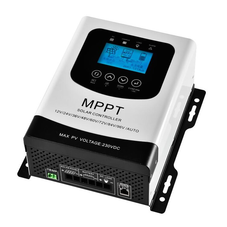 Auto Work 50A/60A MPPT Solar Charge Controller 12V To 96V With LCD Display