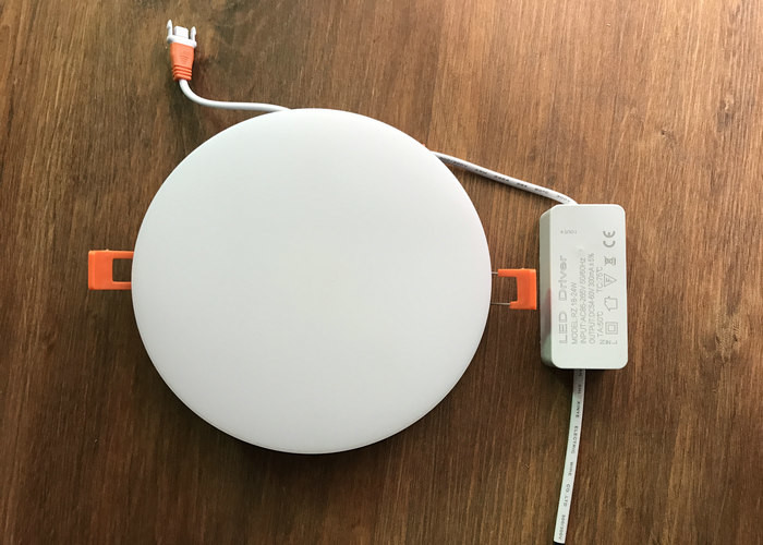 30W Back Lighting Dimmable Recessed LED Panel Light 3000K Aluminum AC 220V