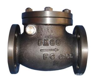Wholesale HORIZONTAL TYPE SWING CHECK VALVE JIS F7372、 F7373, 5K from china suppliers