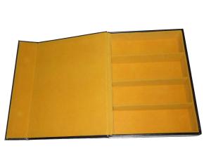 Wholesale Elegant Black Eyeglass Display Box 4 Pairs Tray Glasses Storage Display Case from china suppliers