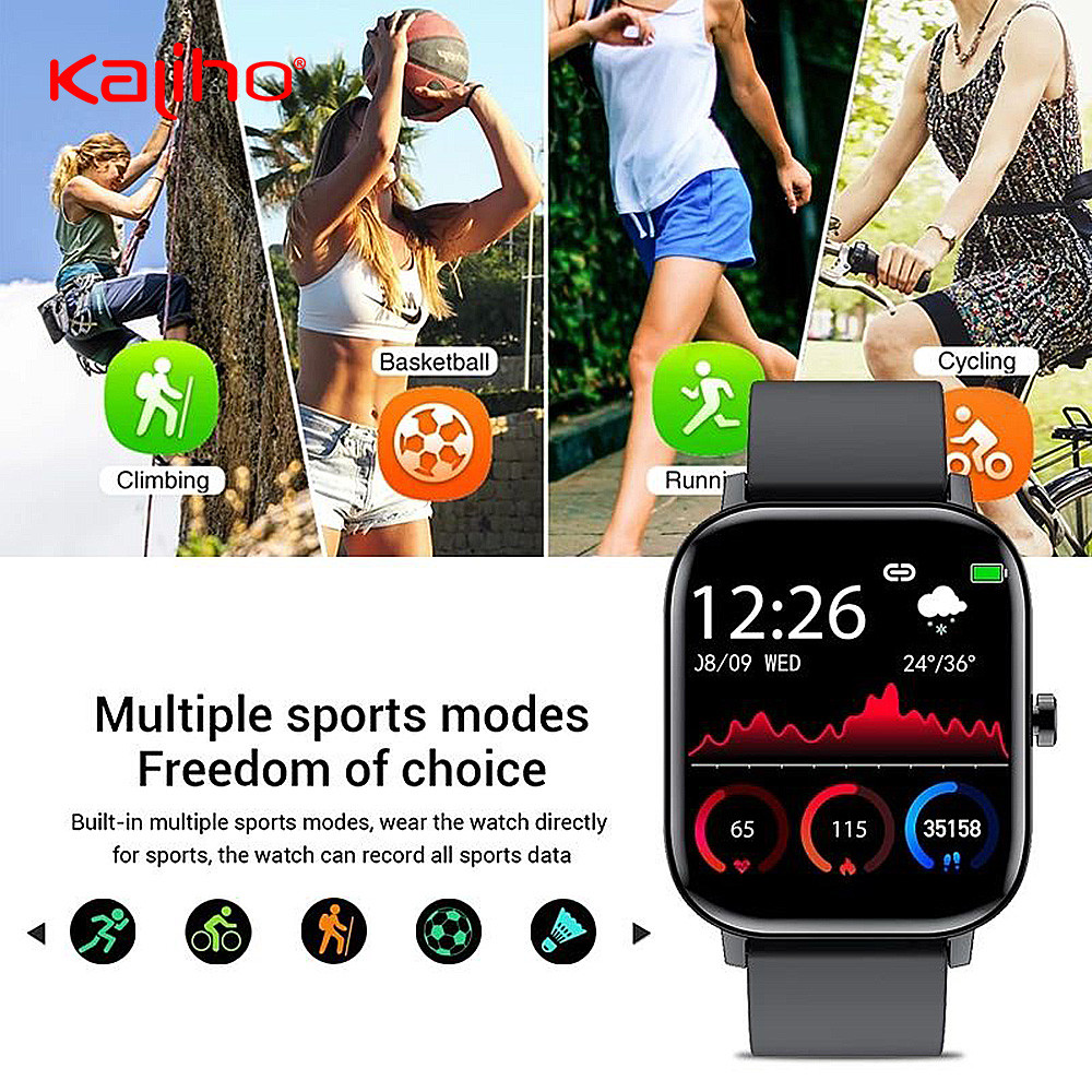 Resolution 320*385 Full Touch Screen Bluetooth Calling Smartwatch 260mAh