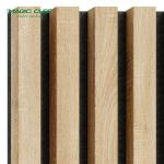 Flexible Real Slat European Groove Acoustic Panel 26kg/pcs Polyester Thickness