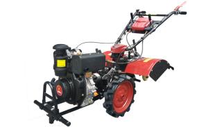 Wholesale Wheel Type 4.1KW Mini Tiller Machine Diesel Power Grass Cutting from china suppliers