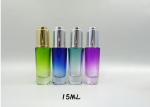 custom15ml glass dropper bottle high-grade set empty colorful glass thick bottom