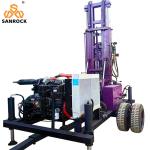 Water Borehole Drilling Equipment 300meter Hydraulic Drilling Rig Portable Water