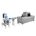 Fruit And Vegetable Tray Packing Machine Skin Packaging Equipment Horizontal