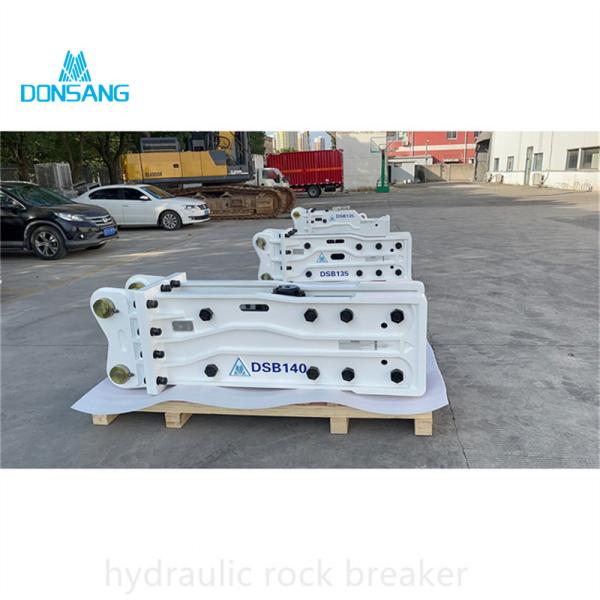 Chisel 165mm Wide Hydraulic Hammer Breaker Box Type For 30 Ton 35 Ton 40 Ton