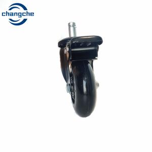 Wholesale Threaded Stem Mount Roller Wheel Casters 125mm Height With Orange Wheels from china suppliers