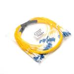 24 Core Fiber Optic Patch Cord , Single Mode Fiber Jumper SM Lc-Lc