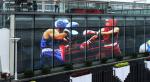 Outdoor Large Advertising LED Grille Screen Waterproof Transparent