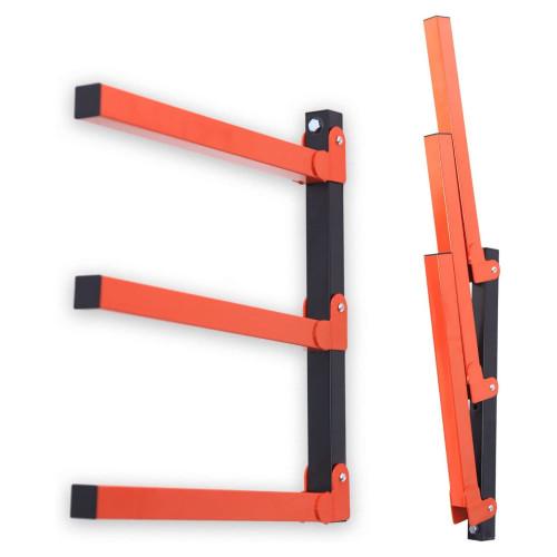Wall Mount Lumber Storage Metal Rack for Contemporary Design Style Storage