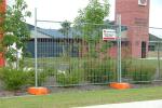 Galvanized Temporary Fence Outdoor Temporary Barrier Fencing 6ftx9.5FT