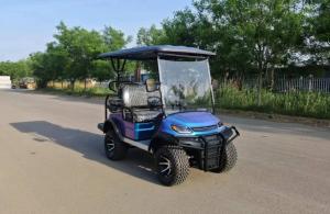 Wholesale Max Speed 40km/H Golf Cart 4 Passenger Color Changing Paint Lithium Battery Off Road Tires from china suppliers