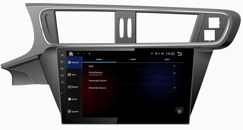 Ouchuangbo 10. inch android 4.4 DVD radio system for Citroen C3-XR Fit car radio gps with gps 3g wifi