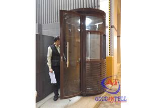 Wholesale Round 360° Visibility Stainless Steel Security Guard Kiosk from china suppliers