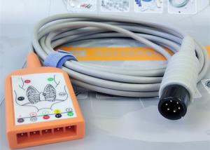 Wholesale 5 Lead Patient Monitor Ecg Accessories , Holter Ecg Cable Iec Standard from china suppliers