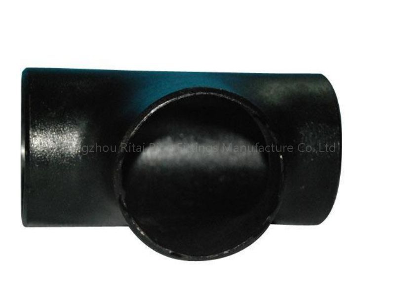 DN15 Reducing Pipe Fitting Tee Butt Weld JIS SS400 STD Carbon Steel MS A234WPB