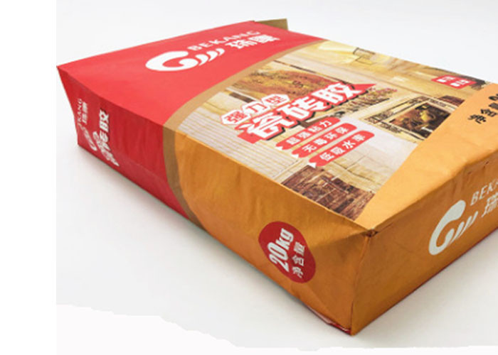 Biodegradable Multi Wall Paper Sacks Sand Flour Powder Cement Packaging Paper Bags
