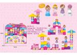 72 Pcs Plastic DIY Building Blocks Educational Toys W / Train Numerals 4