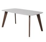 1600*850mm Ceramic Top Dining Table With Fixed Type Wooden Leg