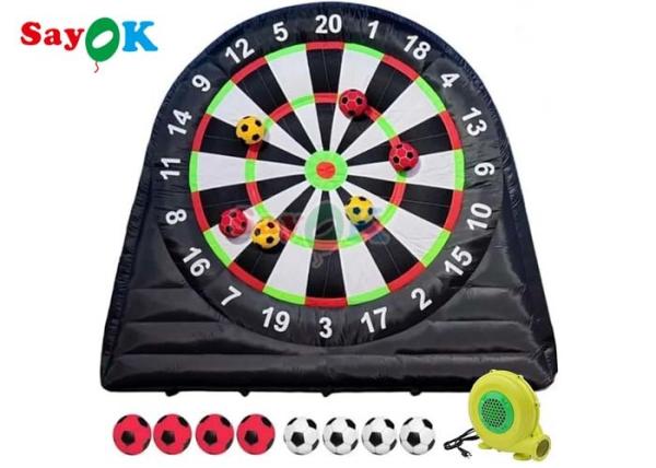 Giant Football Target 10ft Tall Inflatable Sports Games Outdoor Dartboard With