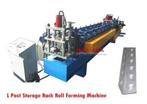 L Post Storage Rack Roll Forming Machine
