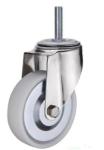 5 inch threaded stem nylon trolly wheels