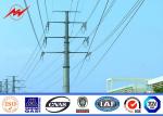 35m Round Tapered Electrical Power Pole 550 KV For Overhead Line