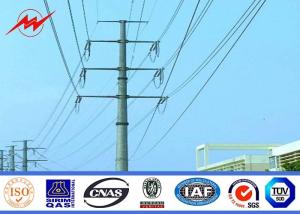 Wholesale 24m Galvanized Steel Transmission Poles With Electrical Power Step Bolts Accessories from china suppliers