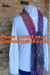 Fashion hand knitted wool shawl scarfs, knit crochet scarf,hand knit Scarf, Red