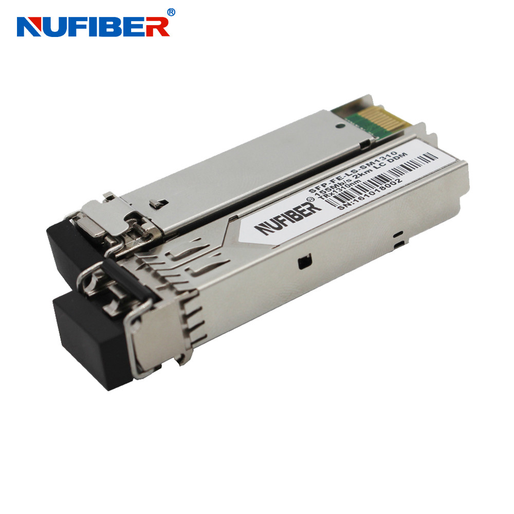 155Mb/s SFP Transceiver Multi Mode duplex LC connector 2km 850nm/1310nm with DDM Function