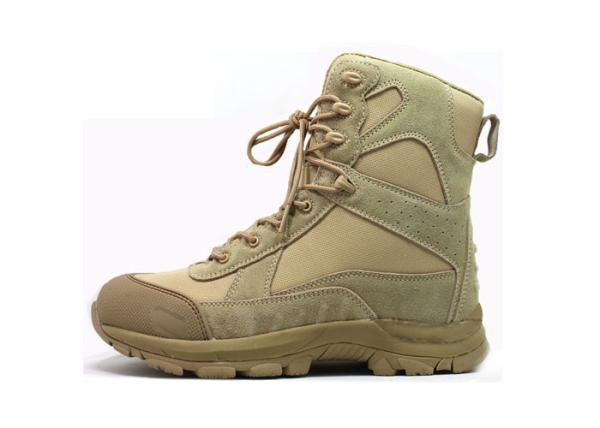 Tactical Dress Paratrooper Stylish Mens Tan Military Boots Fashion For Hiking