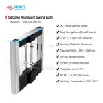 Retail Store Entrance Speed Gate Turnstile Compact Design and Queue Management