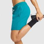 Bermuda Gym Sports Workout Shorts Running Sweat Fitness Jogger Printed Logo