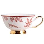 Vintage Design Style Luxury Porcelain Tea Cup And Saucer Set Sustainable Bone