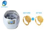 Silver Jewellery Digital Household Ultrasonic Cleaner With 600ml Tank Capacity ,
