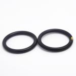 Electroplate Black Zinc Alloy Die Casting Parts Ring Practical Anti Corrosion